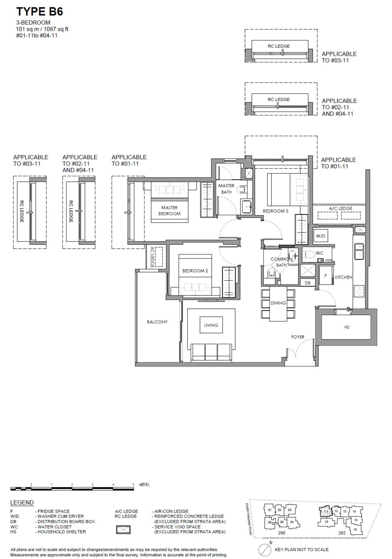 The Hillshore floorplan